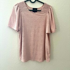 W5 blush pink top